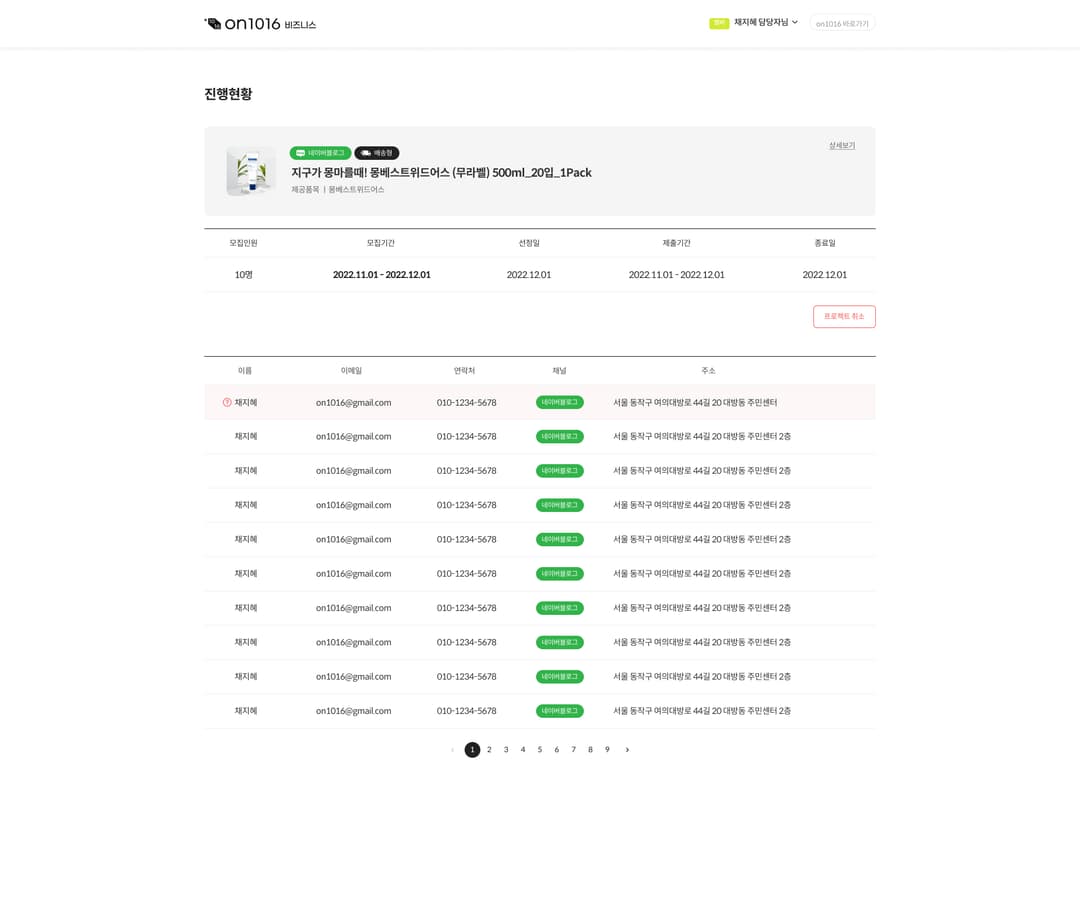 Project Implementation